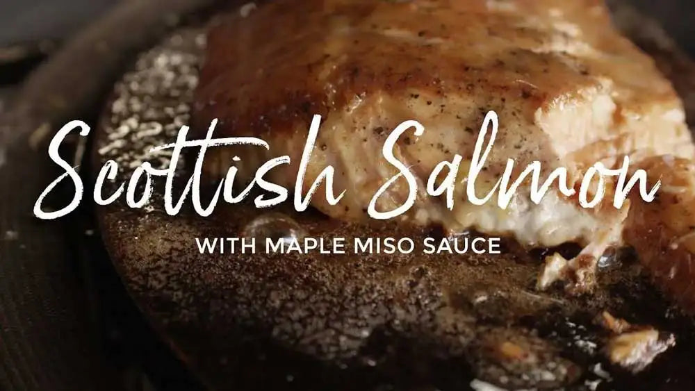 Scottish Salmon with Maple Miso Sauce