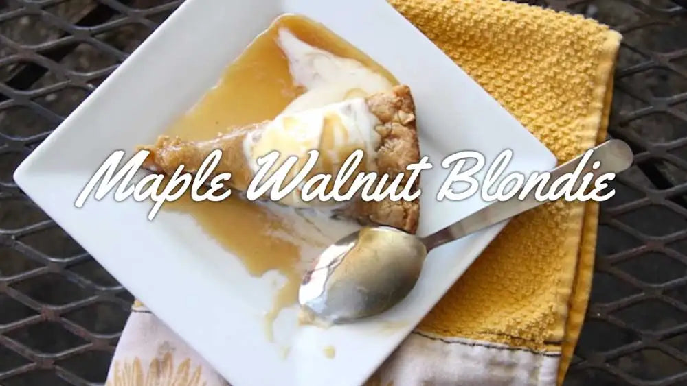 How To Make Maple Walnut Blondies