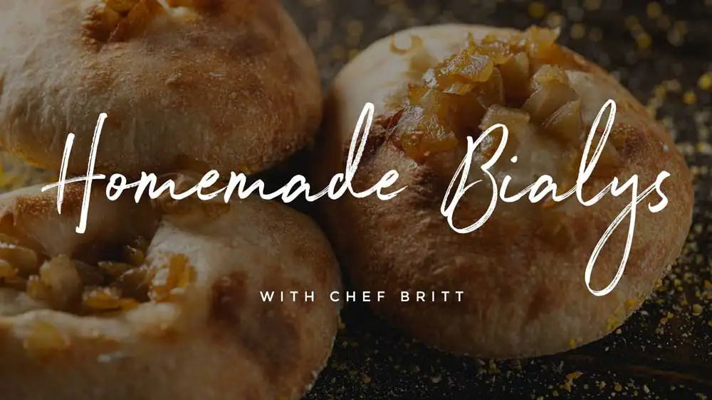 Recipe for making homemade bialys