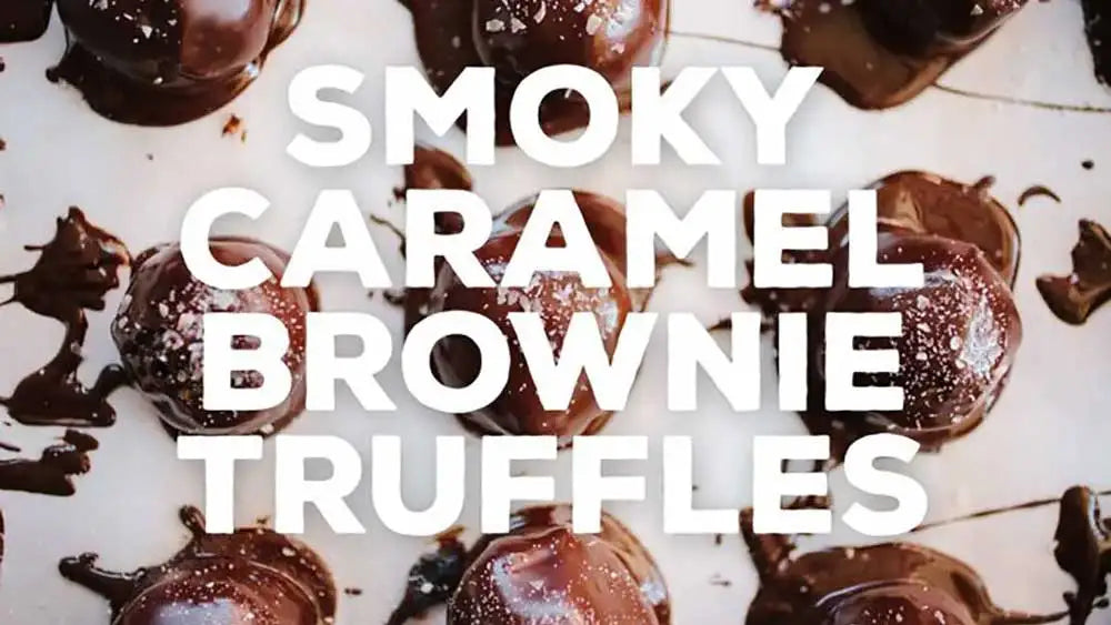 Smoky Caramel Brownie Truffles