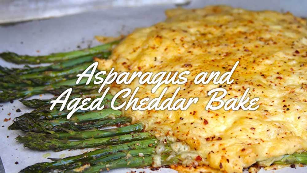 Asparagus and Aged Cheddar Bake