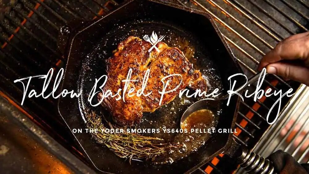 Tallow Basted Seared Ribeye Recipe