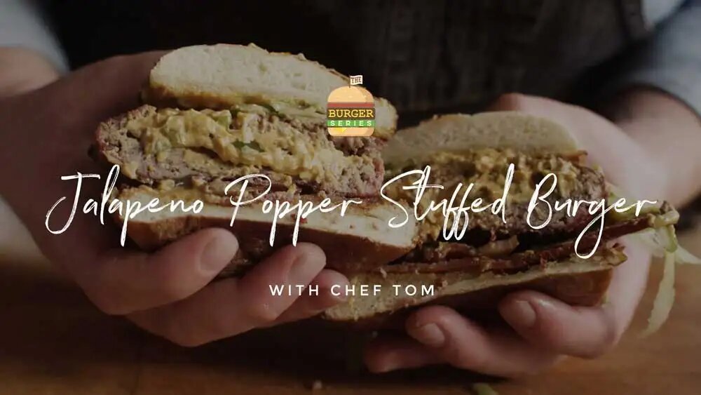 Jalapeño Popper Stuffed Turkey Burgers - Organize Yourself Skinny