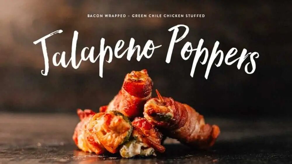 Green Chile Chicken Jalapeño Poppers