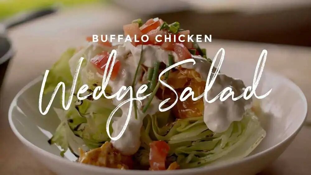 Buffalo Chicken Wedge Salad Recipe