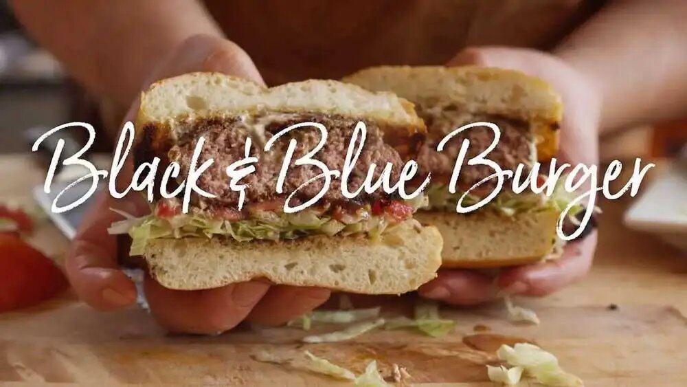 Bacon Black and Blue Burger