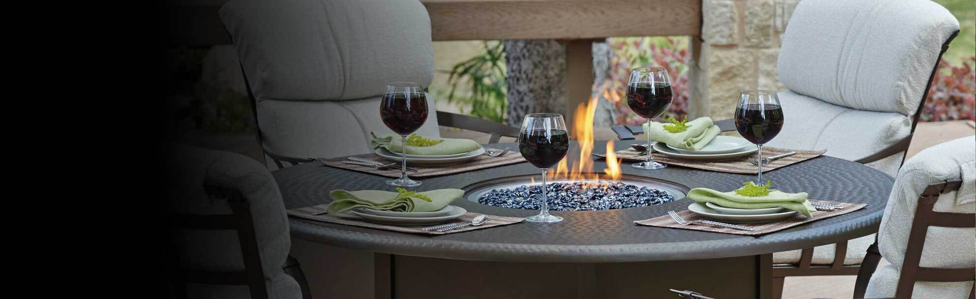 Outdoor Gas & Wood Fire Pits