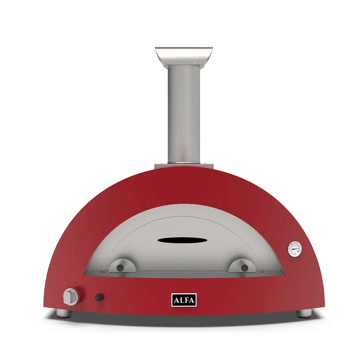 Alfa Moderno 5 Pizze Gas Pizza Oven Ruby Red 12048242