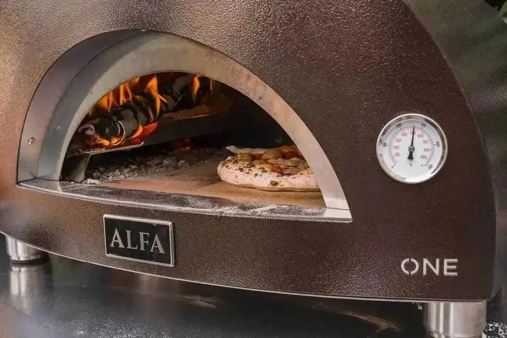 Alfa Nano Countertop Wood Fired Pizza Oven, Copper Pizza Makers & Ovens 12032823