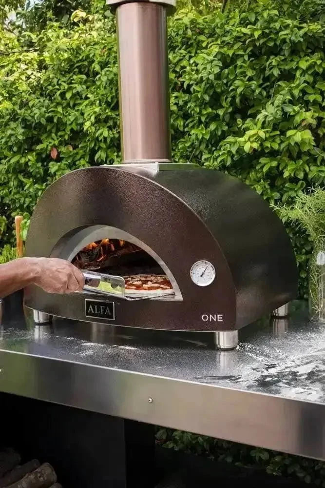 Alfa Nano Countertop Wood Fired Pizza Oven, Copper Pizza Makers & Ovens 12032823