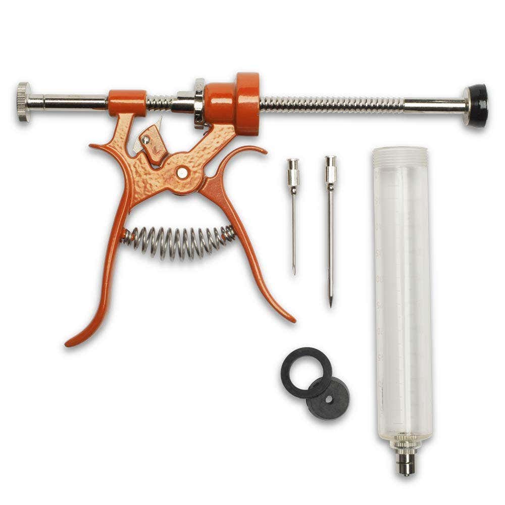 All Things Barbecue Meat Injector with Pistol Grip Kitchen Tools & Utensils 12032724