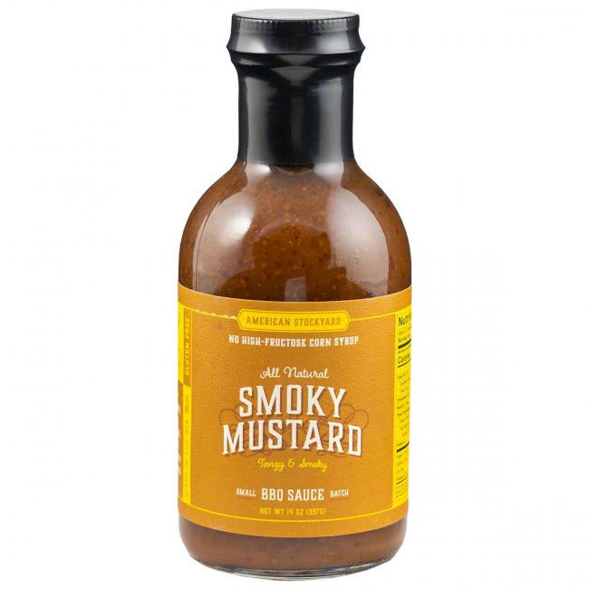 American Stockyard Smoky Mustard BBQ Sauce Marinades & Grilling Sauces 12028061