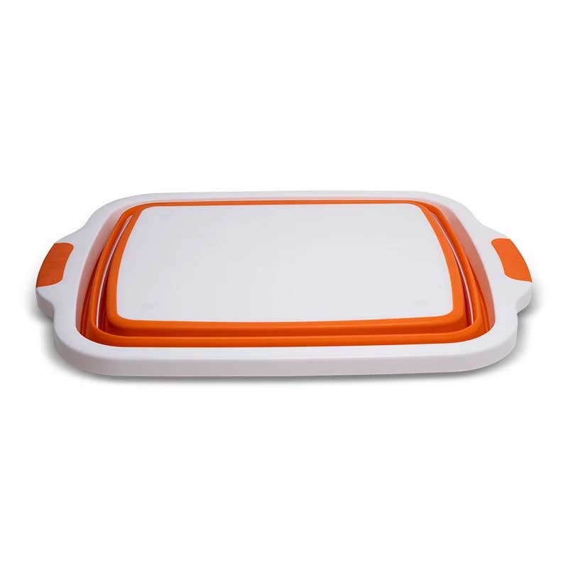ATBBQ Collapsible Prep Tub with Built-in Cutting Board Kitchen Tools & Utensils 12038242