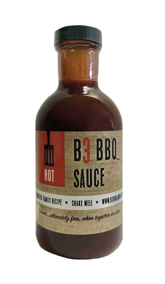 B3 BBQ Sauce Hot 16oz All Things Barbecue