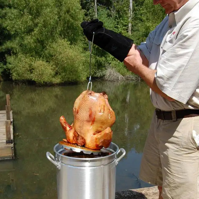 Bayou Classic 44qt Stainless Steel Turkey Fryer Kit Deep Fryers 12041162