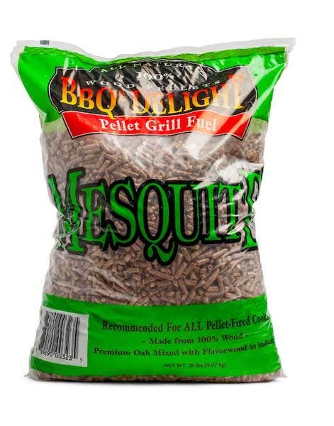 BBQr's Delight Wood Pellets, 20lb Bag Firewood & Fuel Mesquite 12021793
