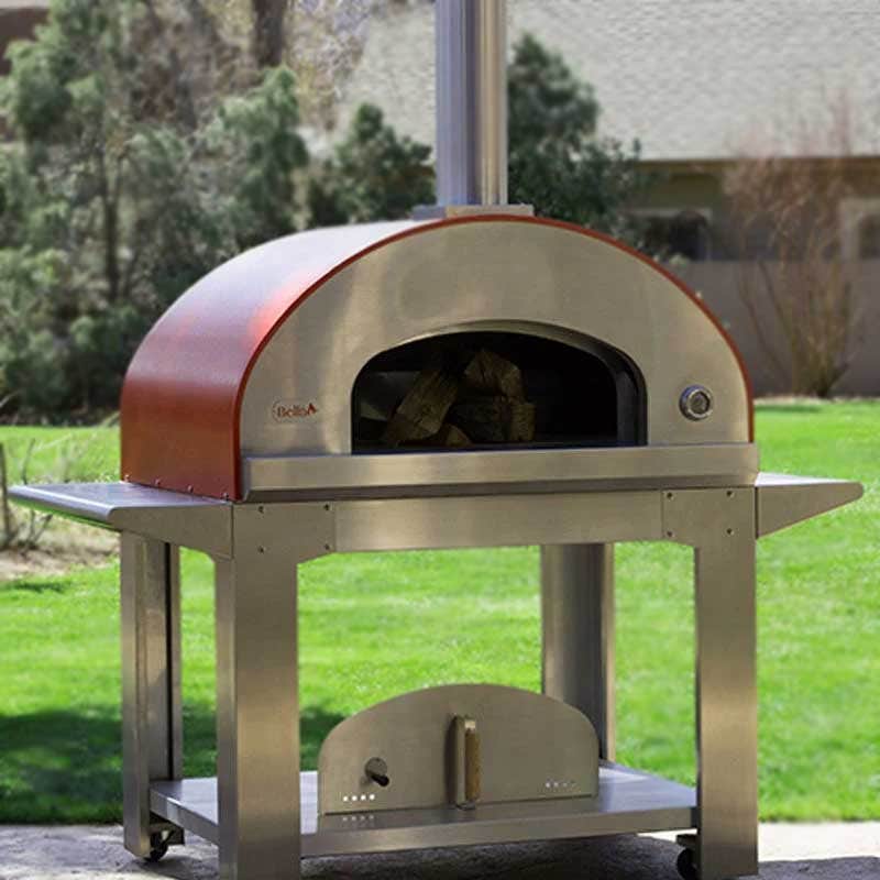 Bella Outdoor Living Ultra40 Portable Wood-Fired Pizza Oven with Stand Pizza Makers & Ovens 12030384