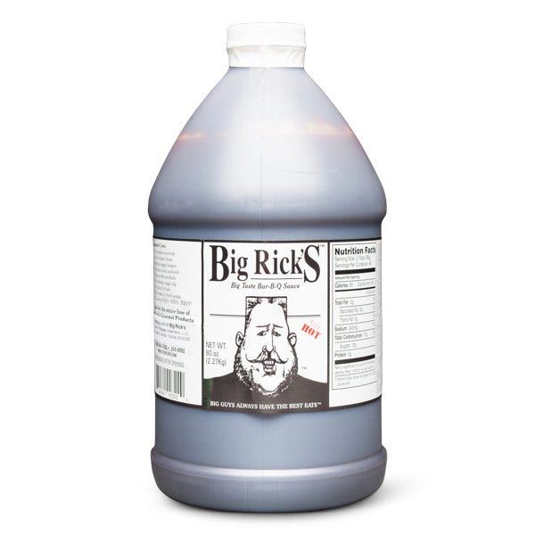 Big Rick's Hot Bar-B-Q Sauce Condiments & Sauces