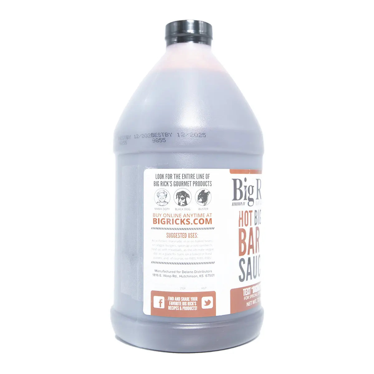 Big Rick's Hot Bar-B-Q Sauce Condiments & Sauces