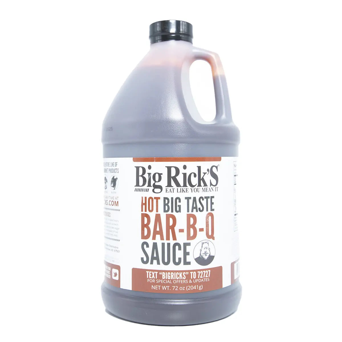 Big Rick's Hot Bar-B-Q Sauce Condiments & Sauces Half Gallon 12024966