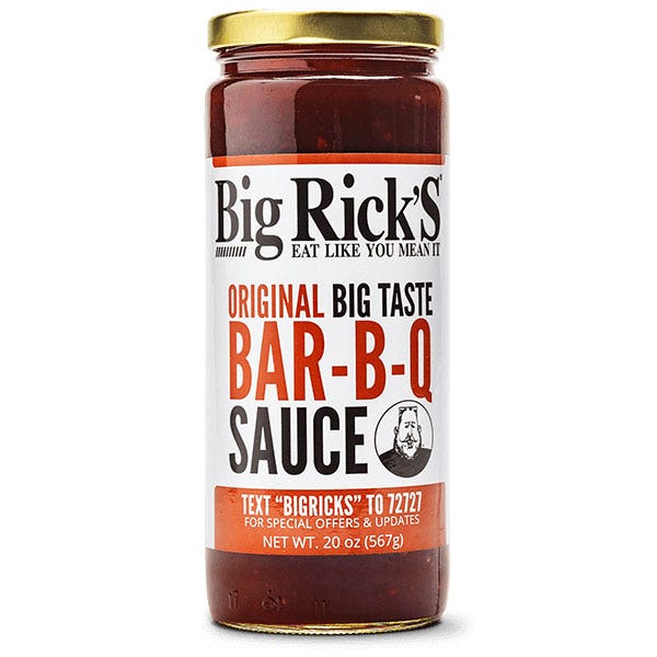 Big Rick's Original Bar-B-Q Sauce Condiments & Sauces