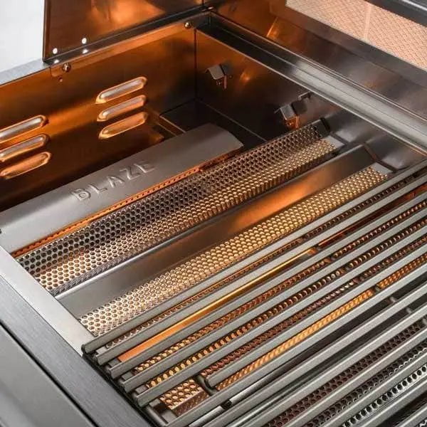 Blaze Grills Premium LTE 32” 4-Burner Gas Grill with Rear Burner and Built-In Lights Outdoor Grills