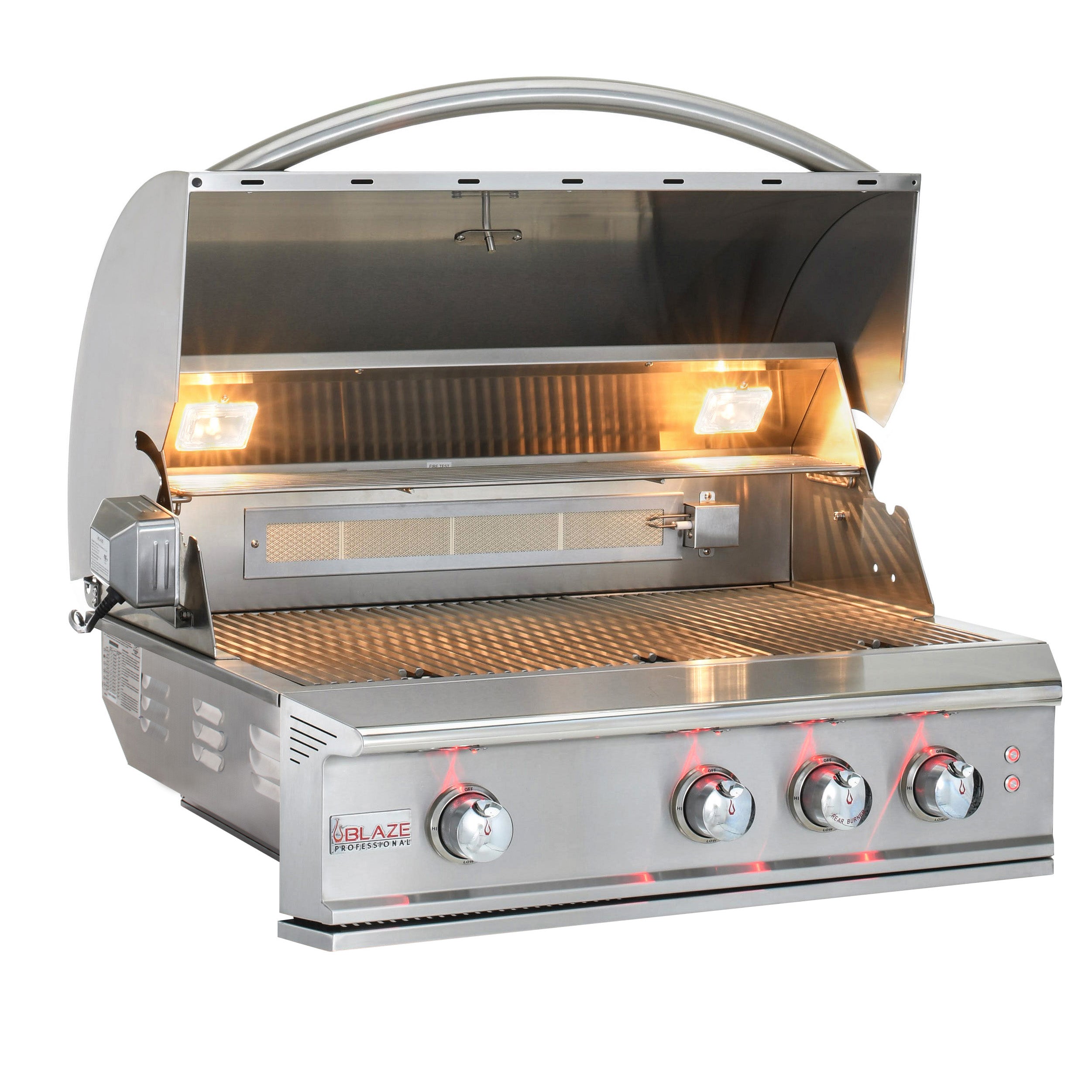 Blaze Professional LUX 34 inch 3 Burner Gas Grill with Rear Infrared Burner BLZ-3PRO