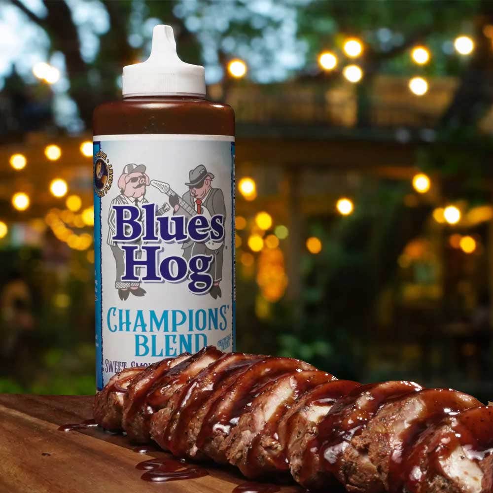 Blues Hog Champion Blend BBQ Sauce Squeeze Bottle Marinades & Grilling Sauces 24 oz. 12032947