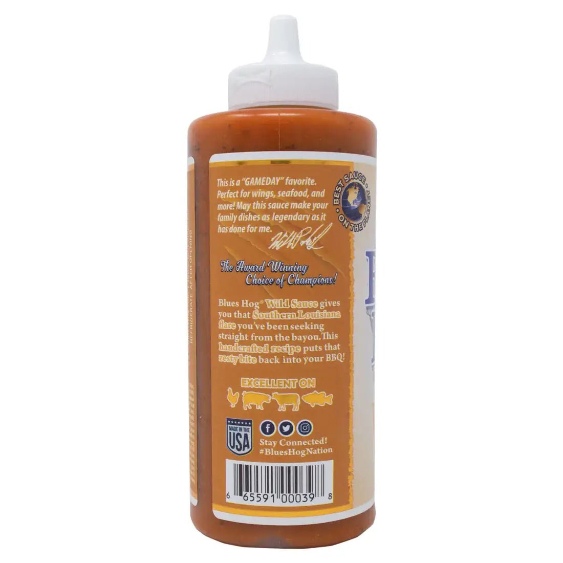 Blues Hog Wild Wing Sauce Squeeze Bottle 18.5 oz Condiments & Sauces 12041505