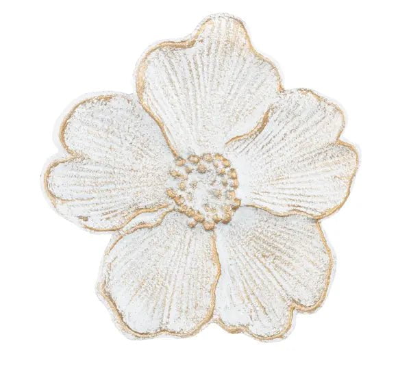 Cast Iron Flower Trinket Dish Decor