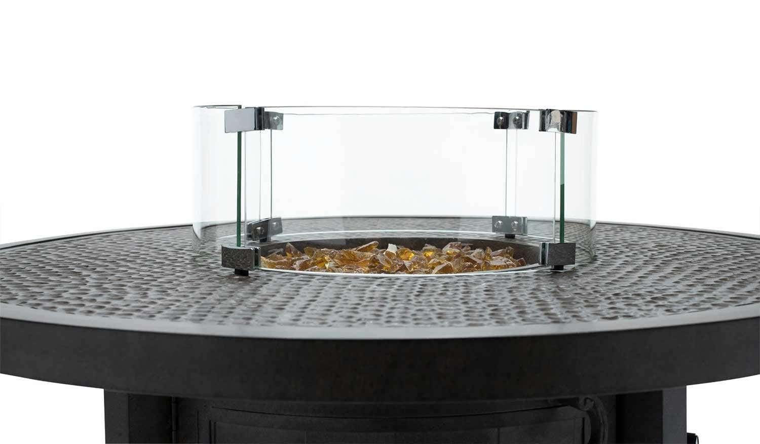 Castelle Fire Pit Glass Guards Fireplace & Wood Stove Accessories