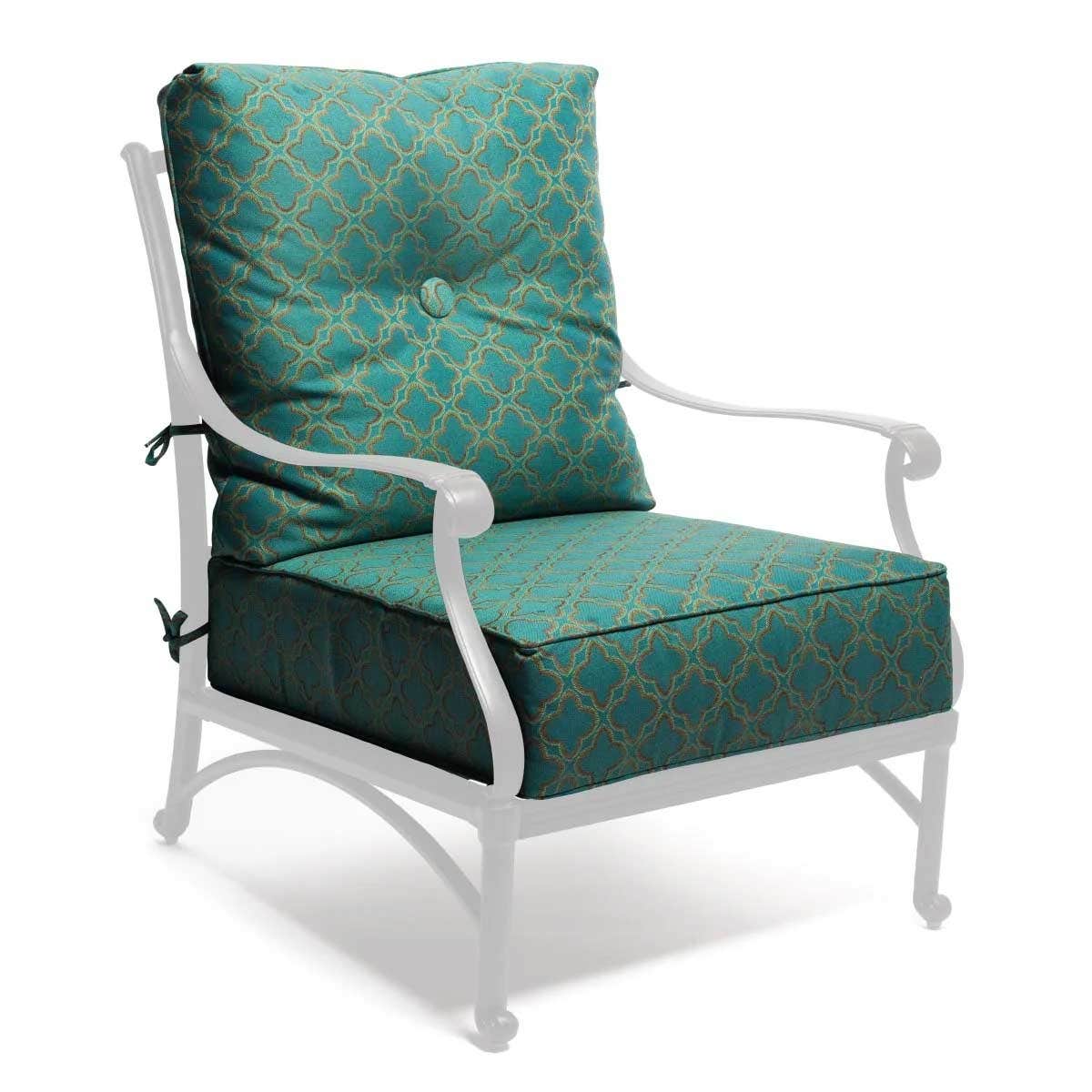 Casual Cushion Estate Series Deep Seating Club Cushion in Vibe Agean Chair & Sofa Cushions 12025705