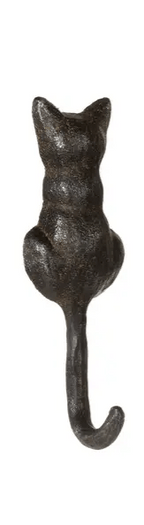 Cat Tail Wall Hook Decor Bronze 12041375