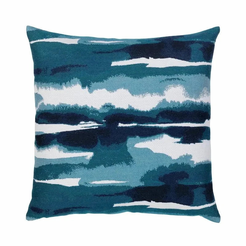 Elaine Smith Impression Deep Sea 22" Square Pillow Throw Pillows 12041439