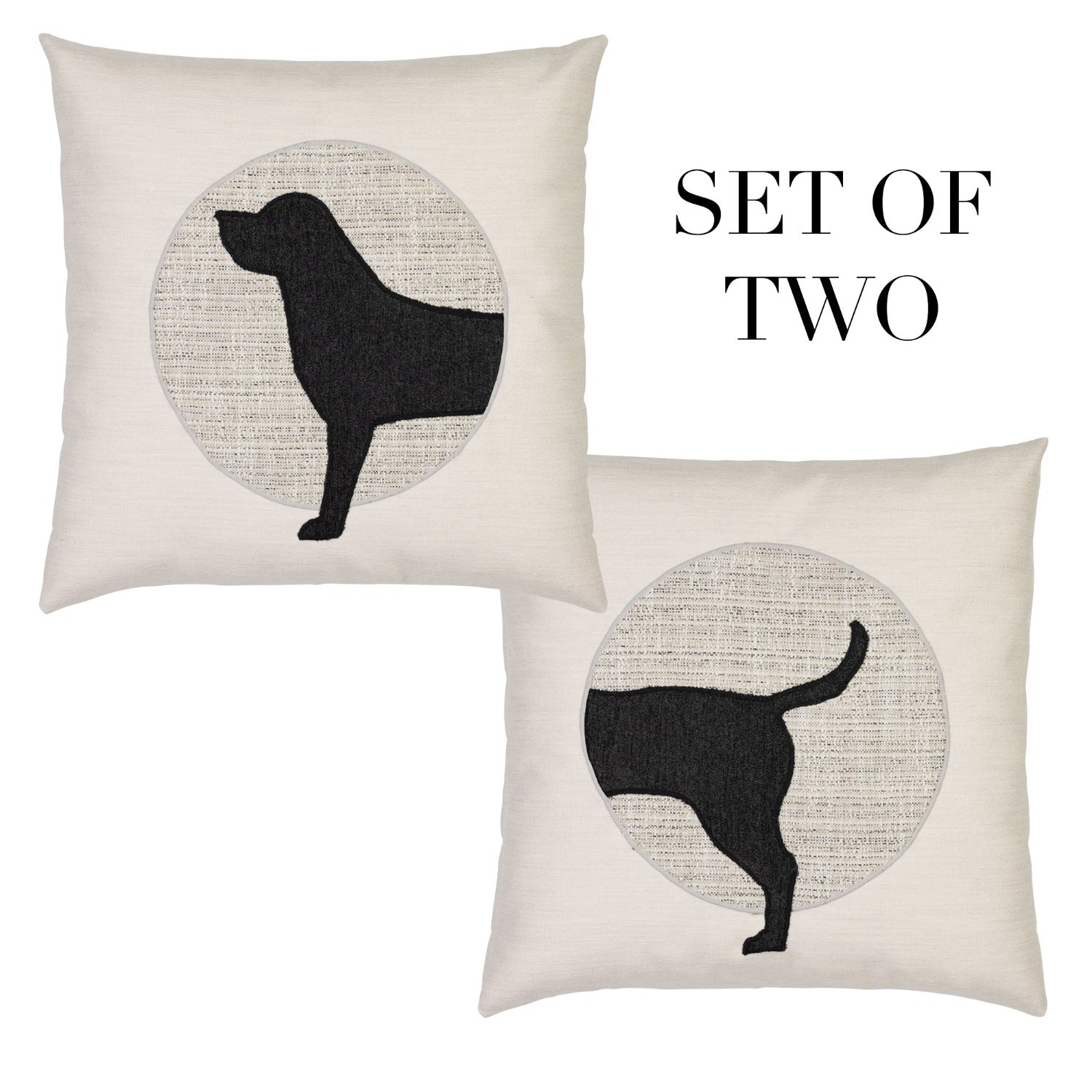 Elaine Smith Unconditional Woof Pair of Pillows