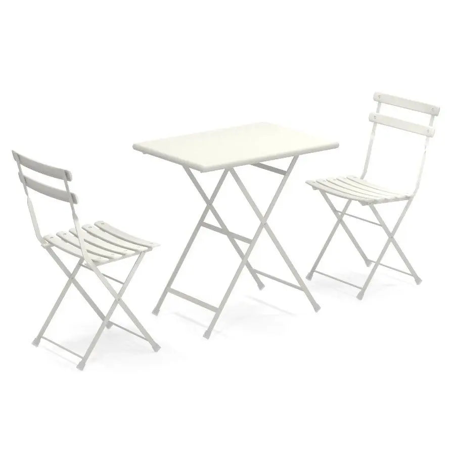 Emu Arc En Ciel Set with 2 Folding Chairs and 1 Folding Table Outdoor Furniture Sets