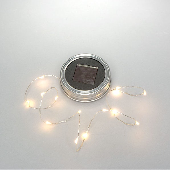 Everlasting Glow Solar LED Mason Jar Lid Light String Lighting 12039592