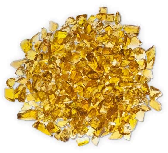 Fire Pit Media Fire Glass, 10lb Bag Fireplace & Wood Stove Accessories Yellow 12028655