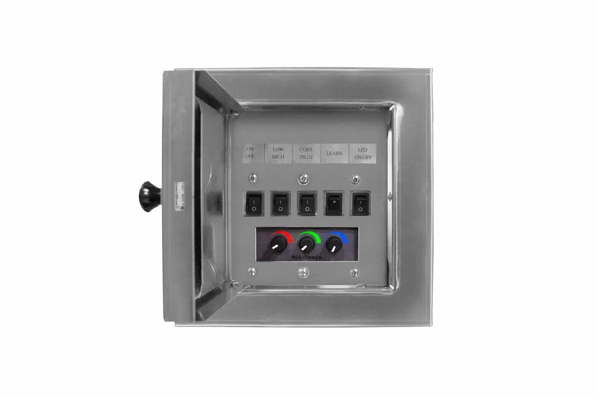 FireGear Kalea Bay Outdoor Fireplace with LED Lighting Outdoor Fireplaces