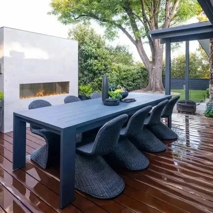 FireGear Kalea Bay Outdoor Fireplace with LED Lighting Outdoor Fireplaces