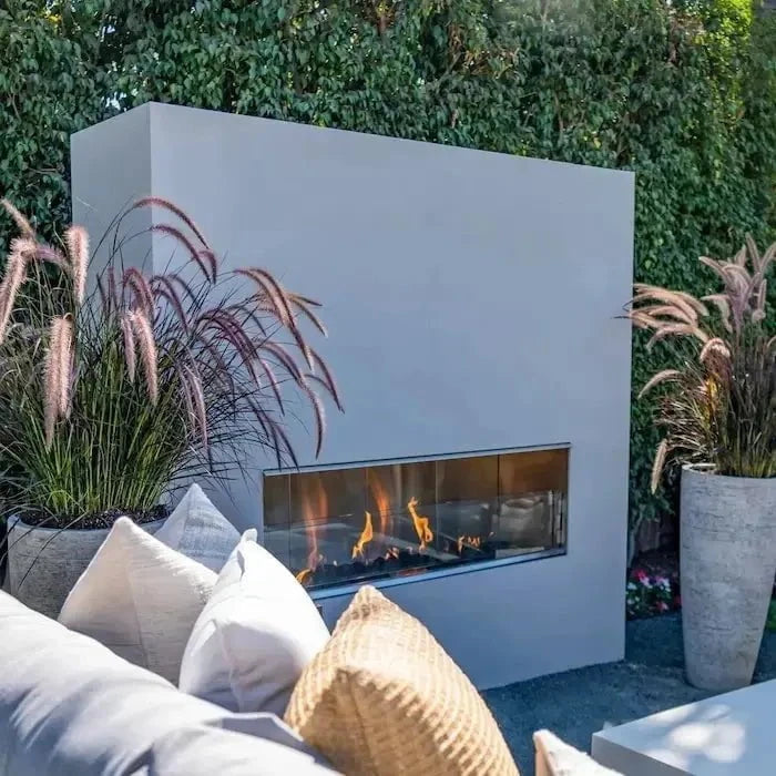 FireGear Kalea Bay Outdoor Fireplace with LED Lighting Outdoor Fireplaces