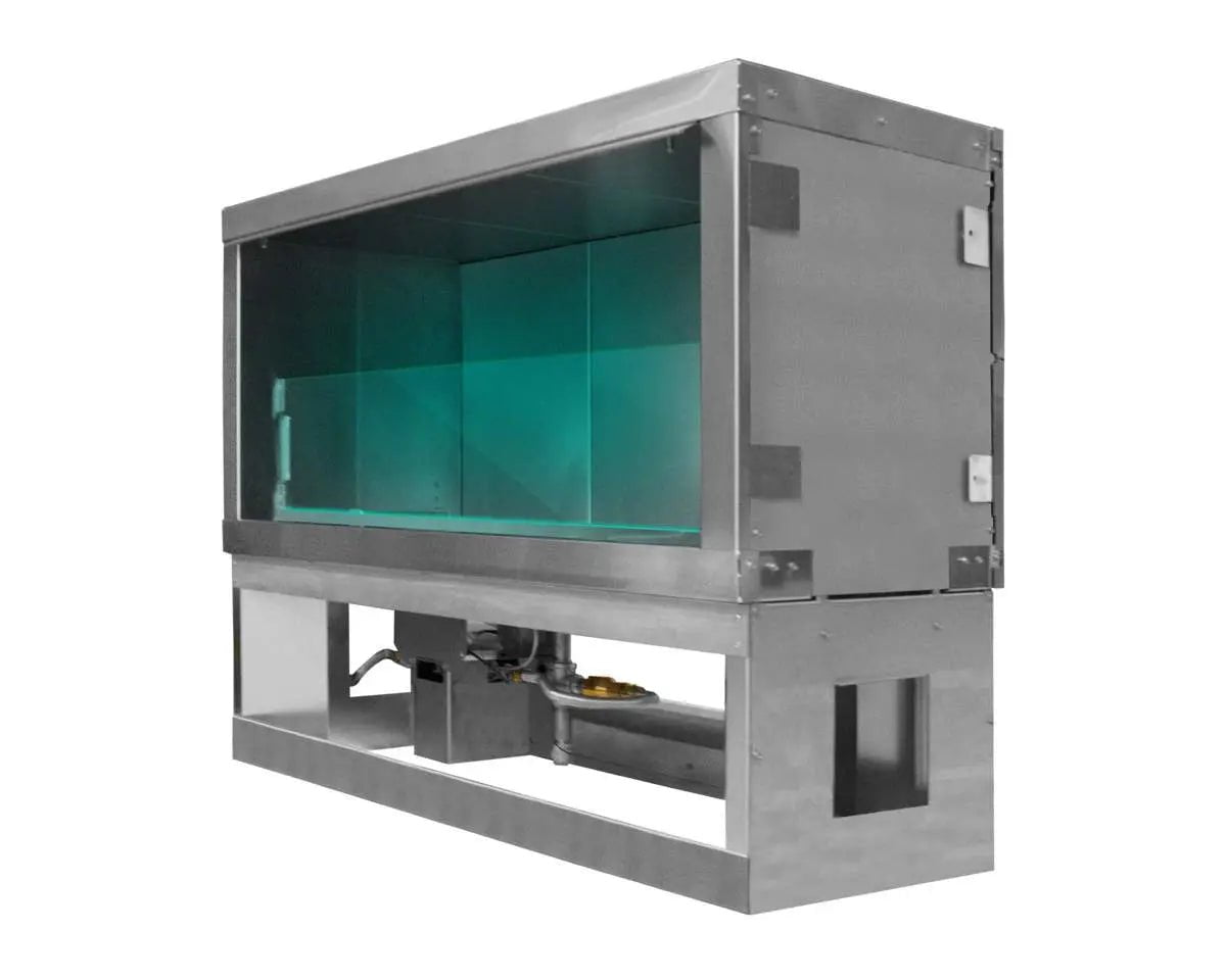 FireGear Kalea Bay Outdoor Fireplace with LED Lighting Outdoor Fireplaces