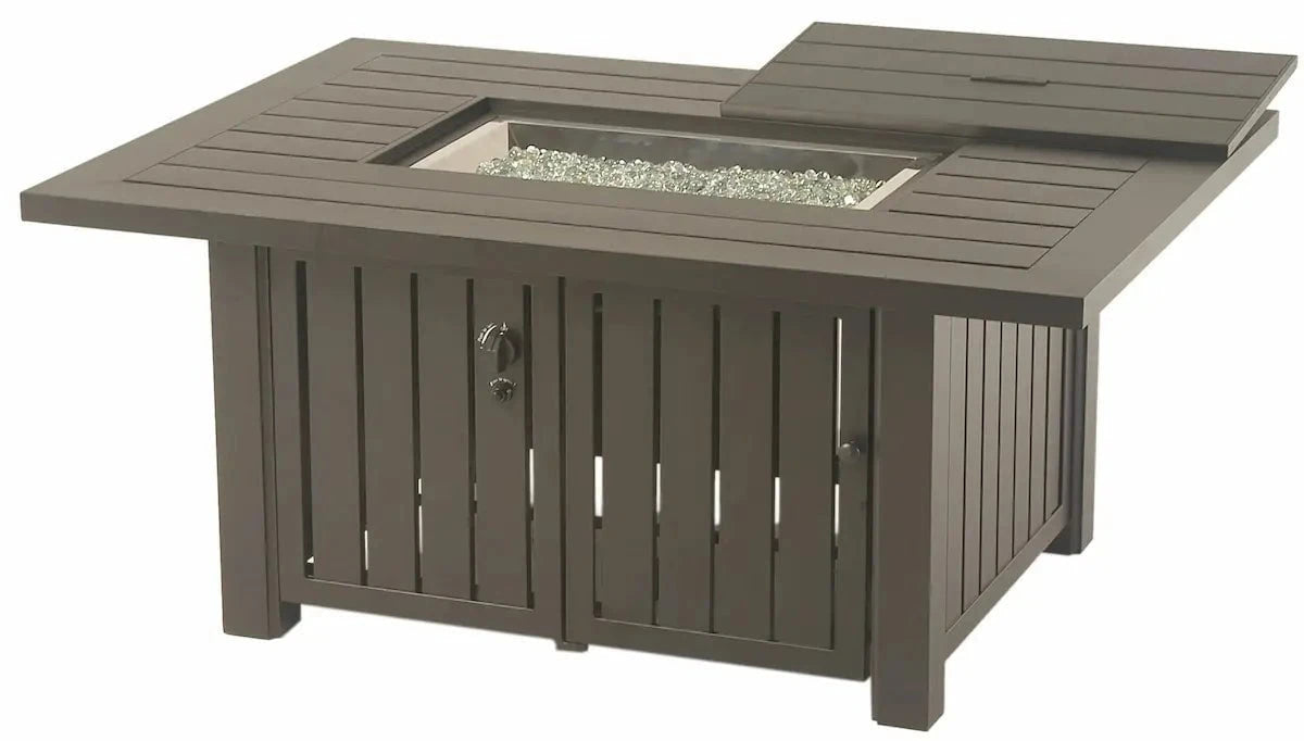Hanamint Sherwood 39 inch X 56 inch Fire Pit Table