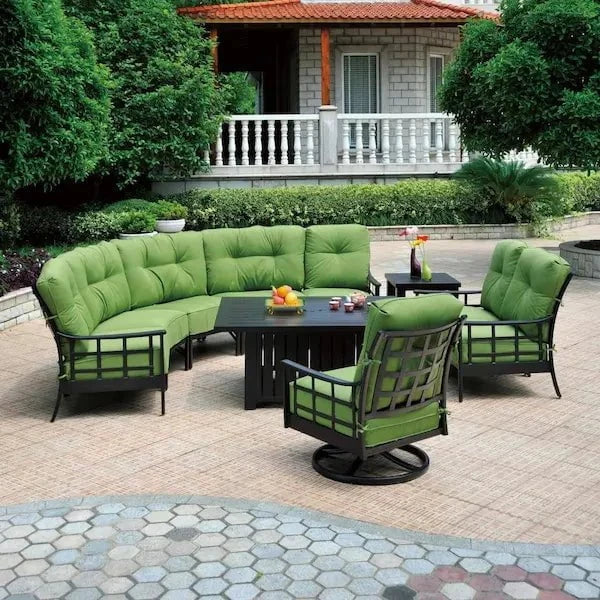 Hanamint Stratford Estate Crescent Middle Chair Outdoor Sectional Sofa Units 12026144