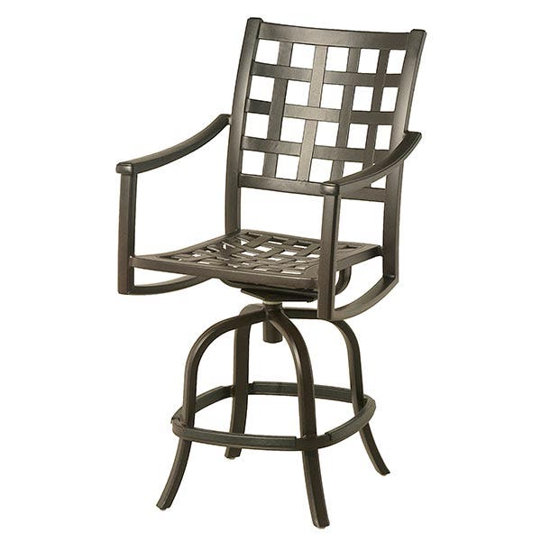 Hanamint Stratford Swivel Counter Height Stool Outdoor Chairs 12025055