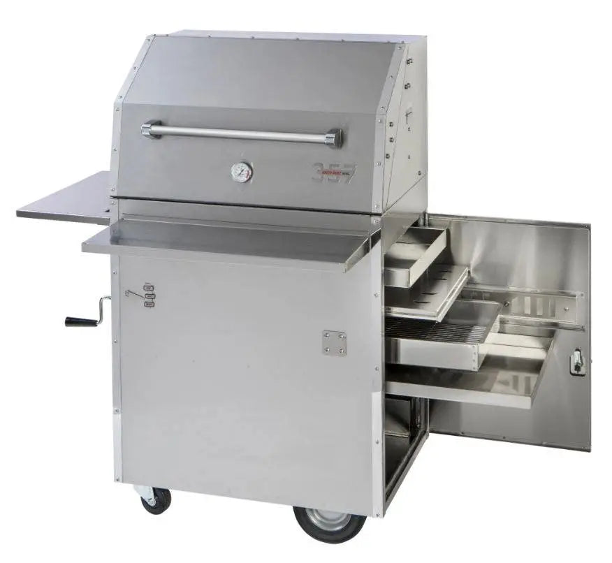 Hasty-Bake 357 PRO Stainless Steel Charcoal BBQ Grill Outdoor Grills 12032490