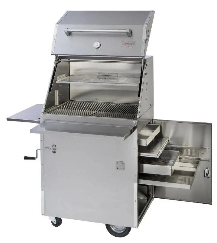 Hasty-Bake 357 PRO Stainless Steel Charcoal BBQ Grill Outdoor Grills 12032490