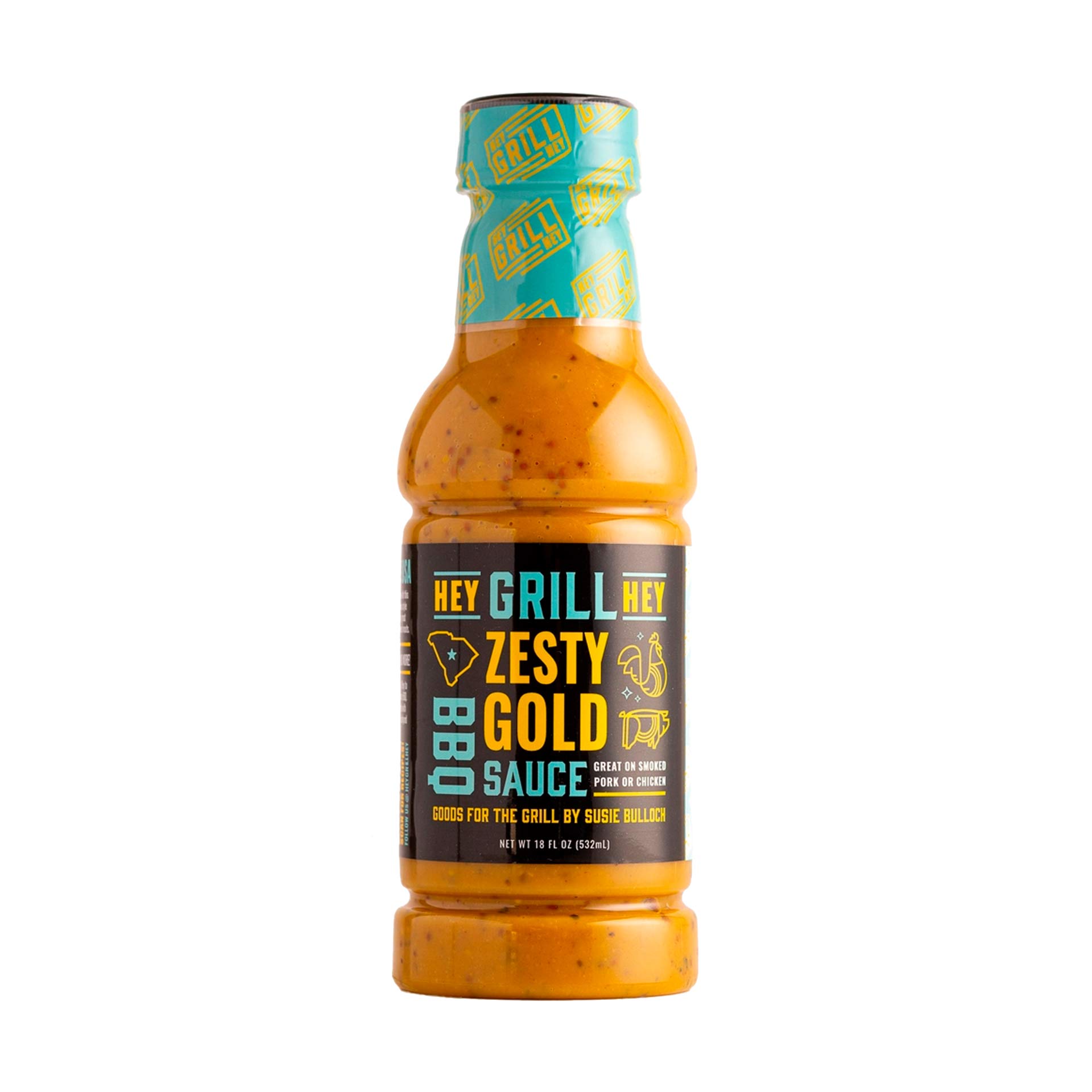 Hey Grill Hey Zesty Gold BBQ Sauce Condiments & Sauces 12042859