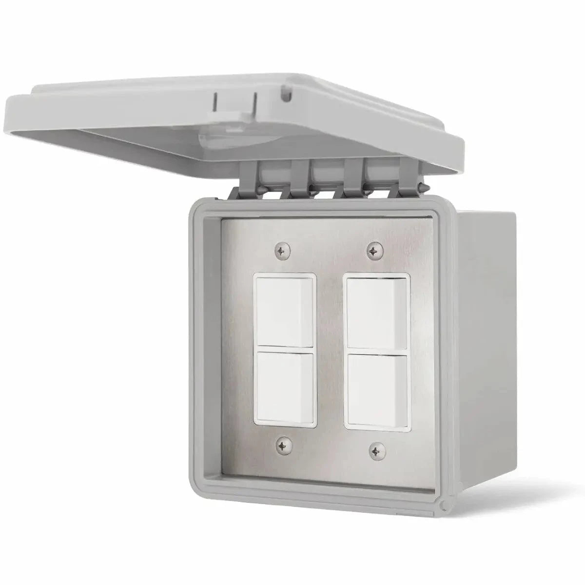 Infratech Dual Duplex Surface Mount Switch with Waterproof Box and Cover Patio Heater Accessories 12026431