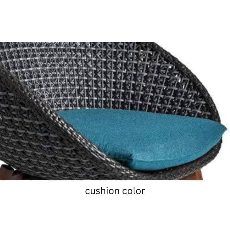 Jensen Outdoor Nest Swivel Chair with Premier Lagoon Seat Pad Outdoor Furniture 12033426